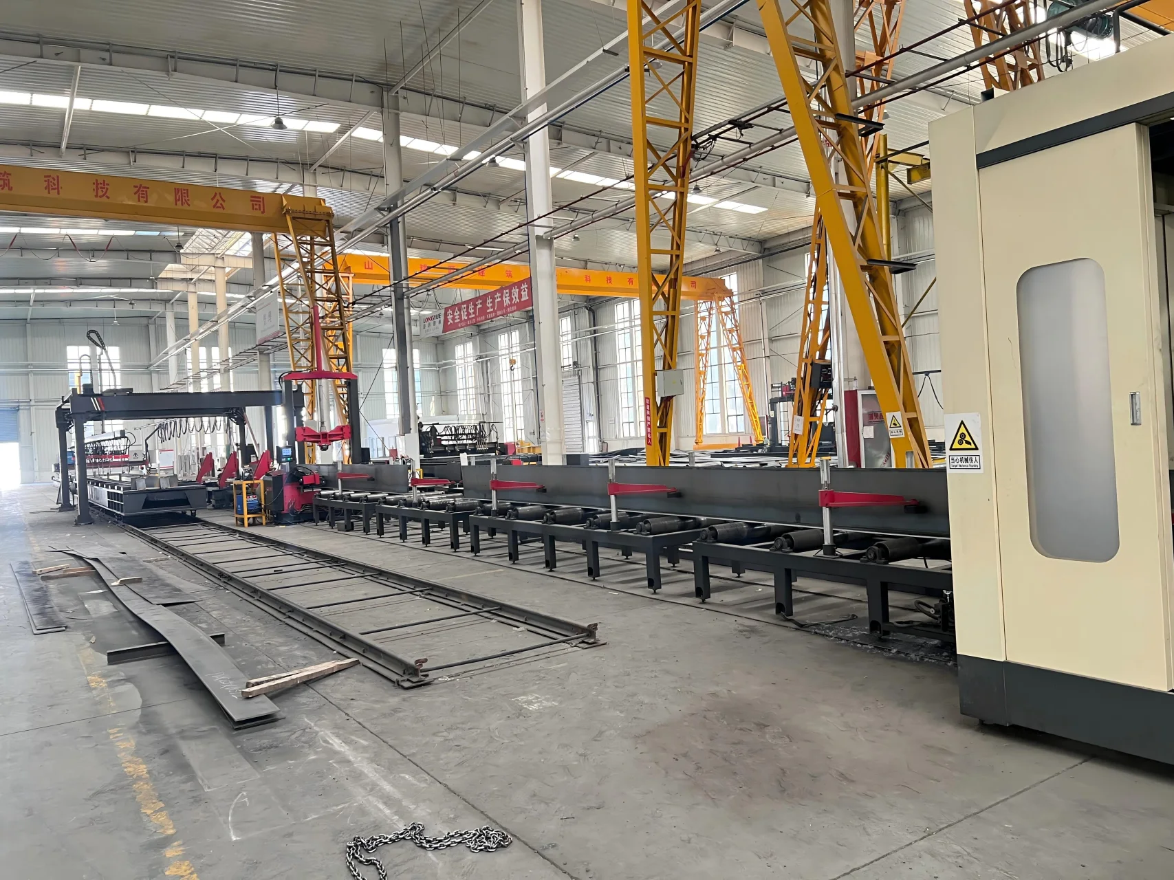 福建某钢结构工厂自动 H 型钢产线交付 1